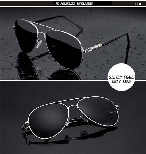 Spring Leg Alloy Men Sunglasses