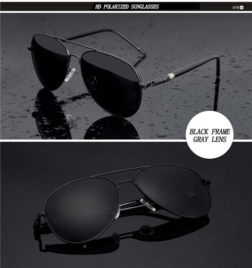 Spring Leg Alloy Men Sunglasses