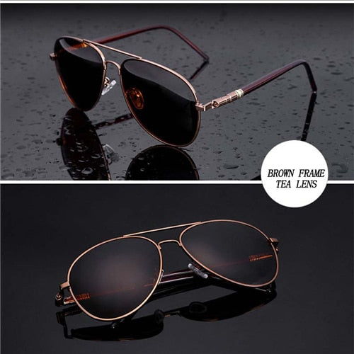 Spring Leg Alloy Men Sunglasses