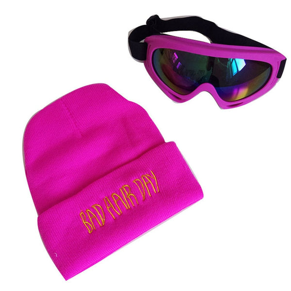 Children Knitted Hat With Glasses