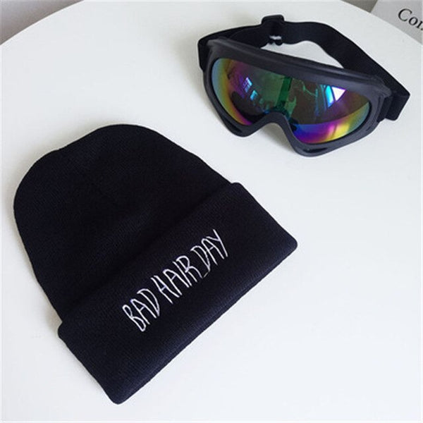 Children Knitted Hat With Glasses