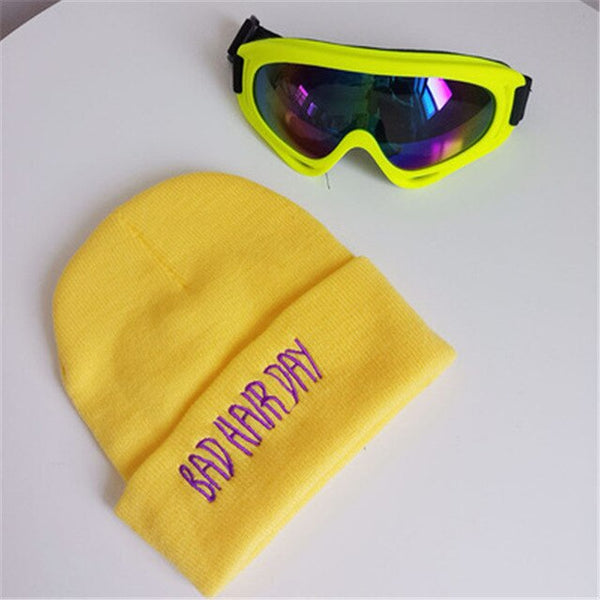 Children Knitted Hat With Glasses