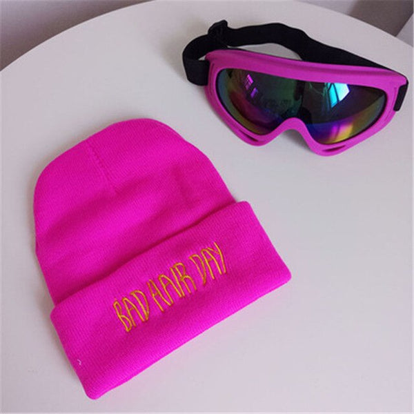 Children Knitted Hat With Glasses