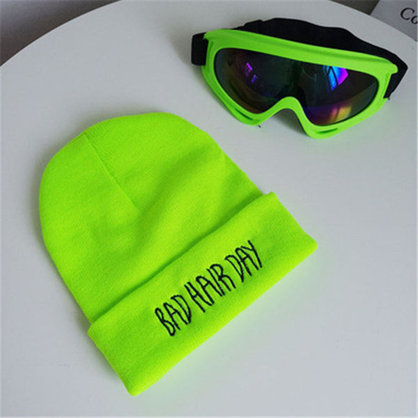 Children Knitted Hat With Glasses